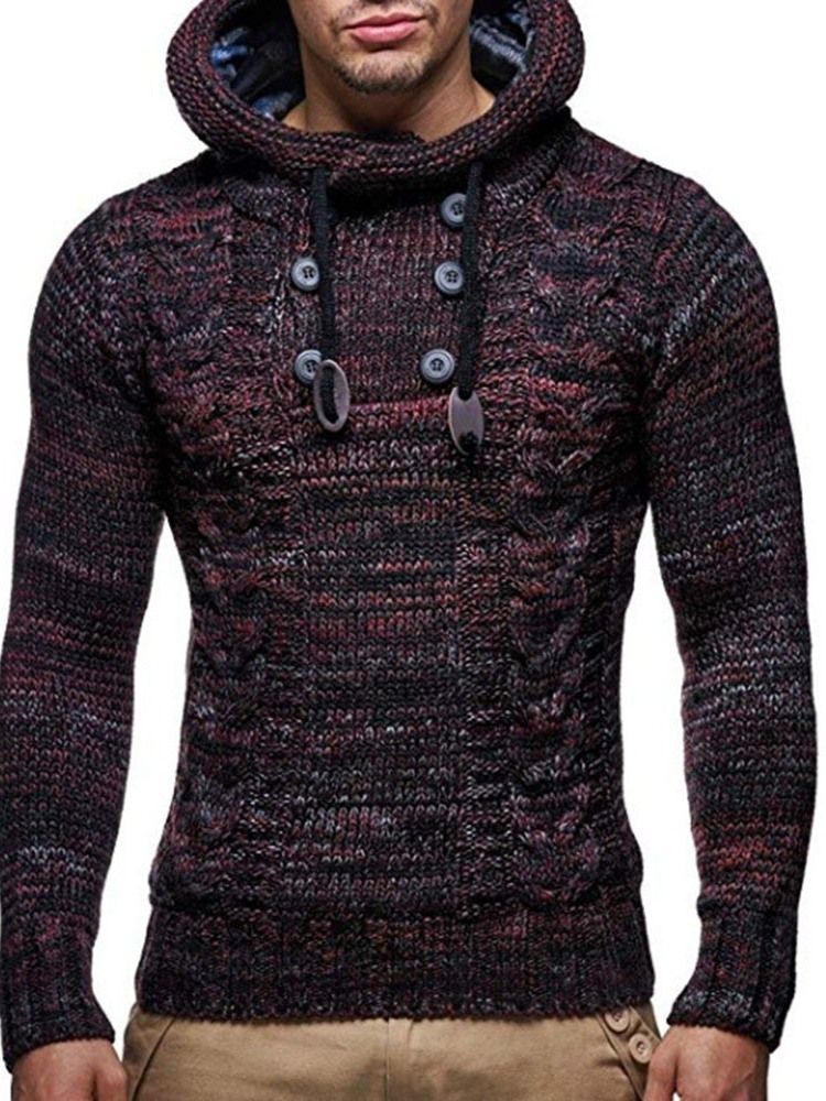 Europäischer Slim Sweater Für Herren