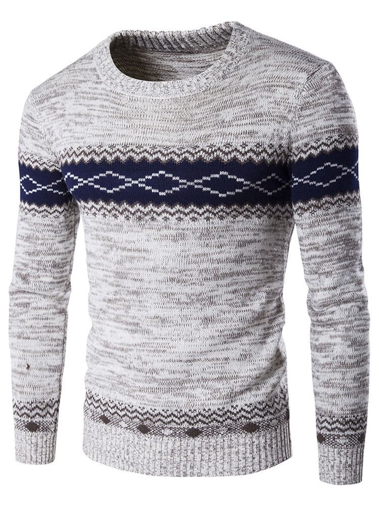 Jacquard Vogue Pullover Herren Pullover