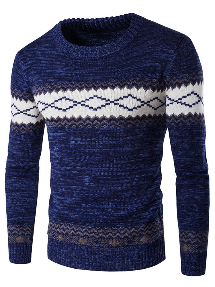 Jacquard Vogue Pullover Herren Pullover