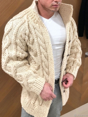 Normaler Einreihiger Schmaler Pullover Mit Rollkragen Für Herren