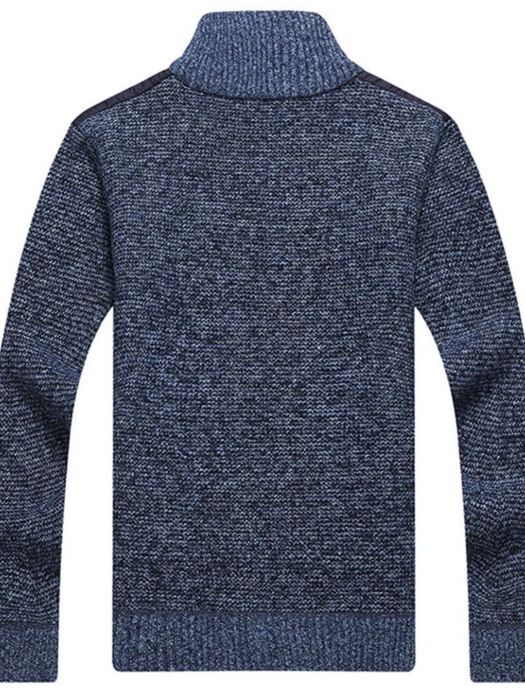 Patchwork Standard Winter Straight Herren Pullover