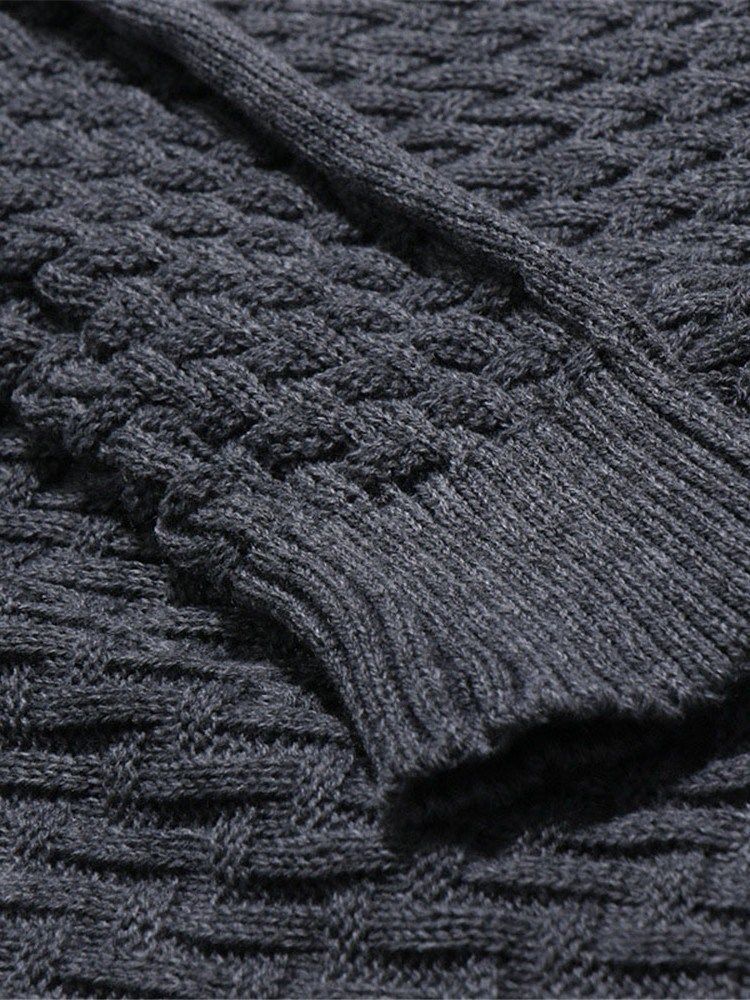 Standardstreifen-patchwork-herbst-europäischer Herrenpullover Men