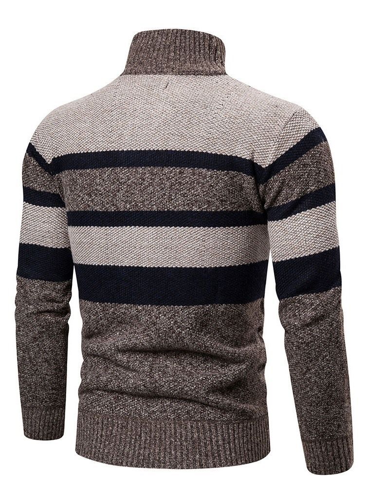 Stripe Standard Korean Herbst Herren Pullover