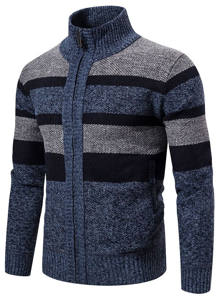 Stripe Standard Korean Herbst Herren Pullover