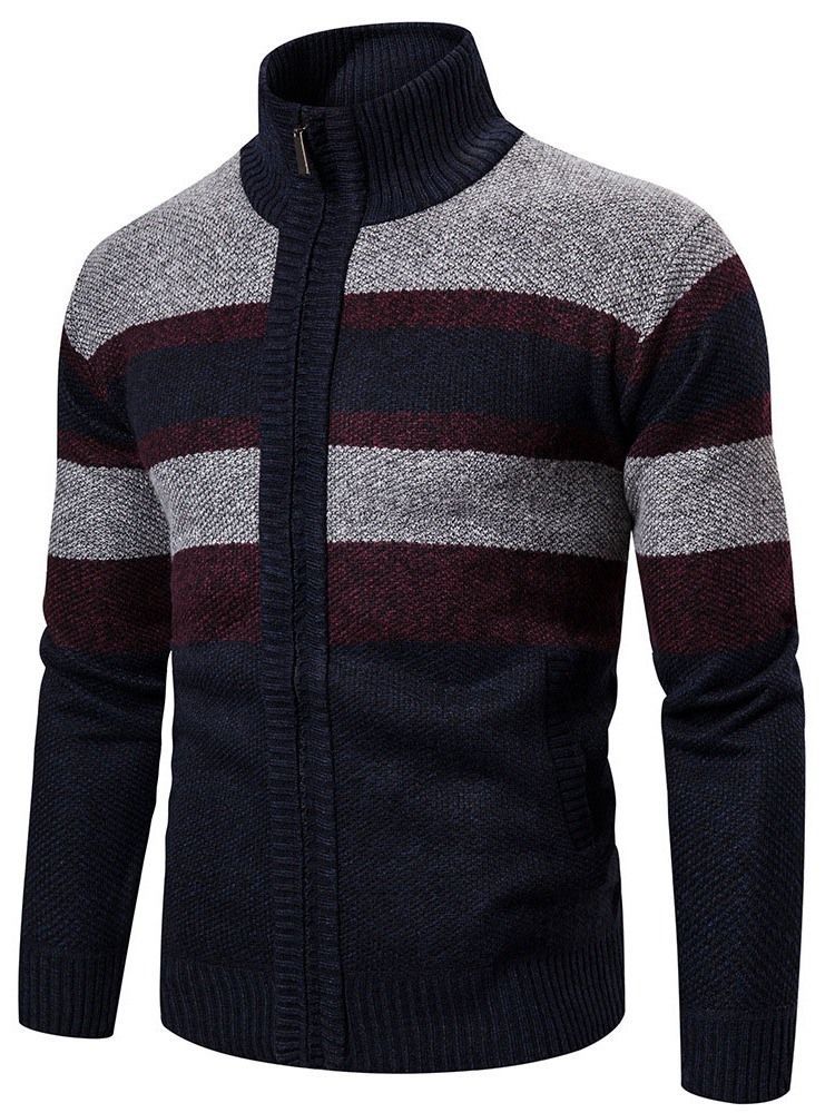 Stripe Standard Korean Herbst Herren Pullover