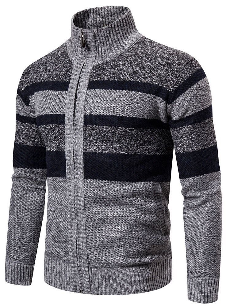 Stripe Standard Korean Herbst Herren Pullover