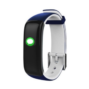 Herren P1 Plus Farbbildschirm Herzfrequenz Gesundheit Großbild Sport Bluetooth Smart Armbanduhr