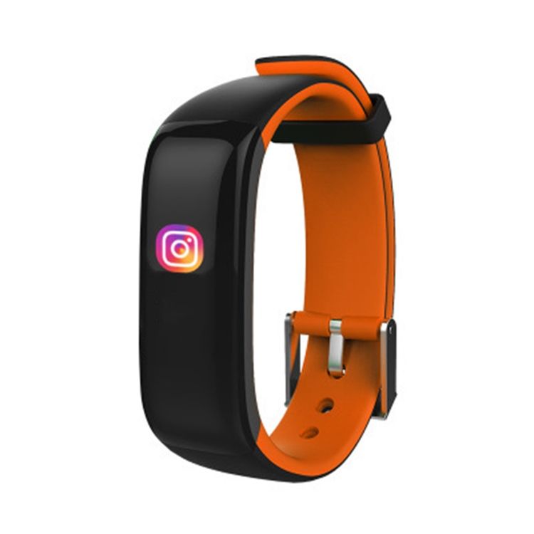 Herren P1 Plus Farbbildschirm Herzfrequenz Gesundheit Großbild Sport Bluetooth Smart Armbanduhr