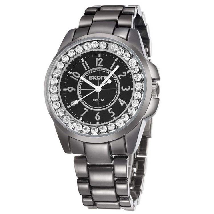 Jyy New Style Diamante Leuchtzeiger Herrenuhr