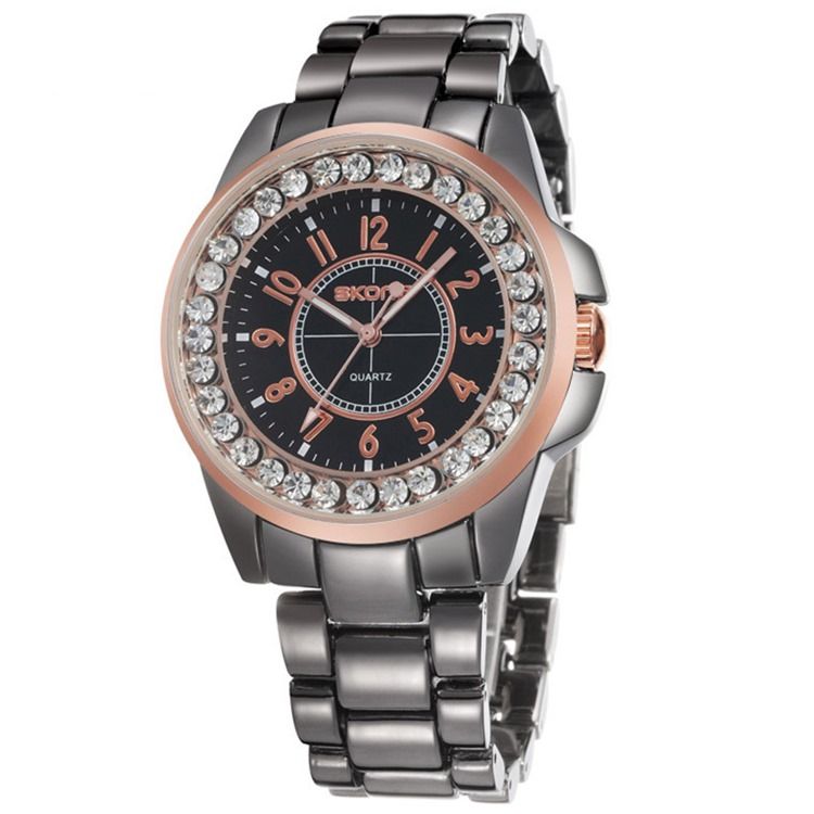 Jyy New Style Diamante Leuchtzeiger Herrenuhr