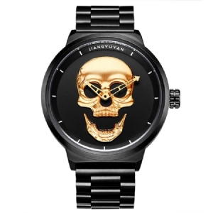 Skull Smile Wasserdichte Herrenuhr