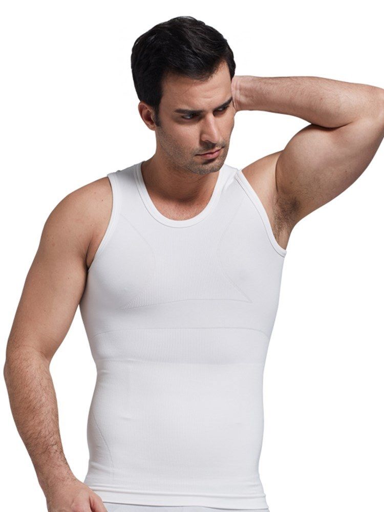 Anti-schweiß Atmungsaktives Body Shaping Sportwesten Top Für Herren Top