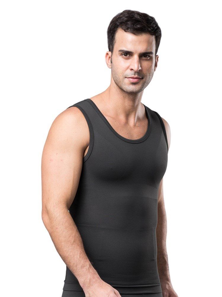 Anti-schweiß Atmungsaktives Body Shaping Sportwesten Top Für Herren Top