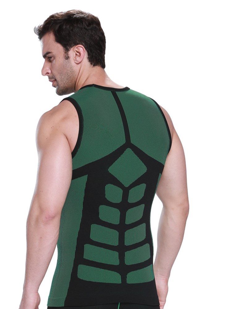 Color Block Anti-schweiß Quick Dry Sports Vest Top Für Herren