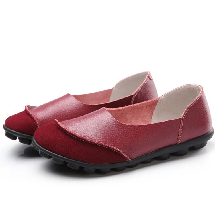 Damen-slipper Mit Runder Zehenpartie Und Niedrigem Absatz (1-3cm) Dünne Schuhe