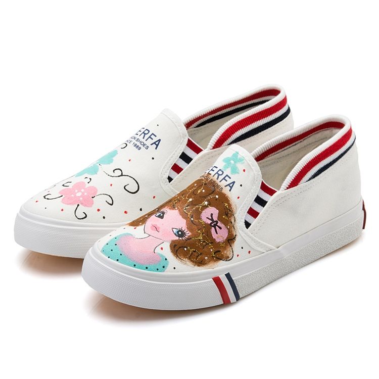 Süße Cartoon-slipper Aus Canvas Für Damen