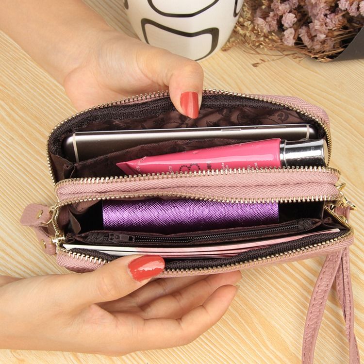 Prägung Damen Pu Organizer Wallet