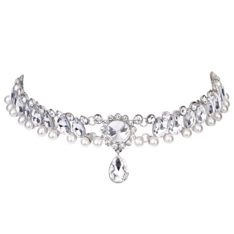 Choker Halskette Diamante Damen Halsketten