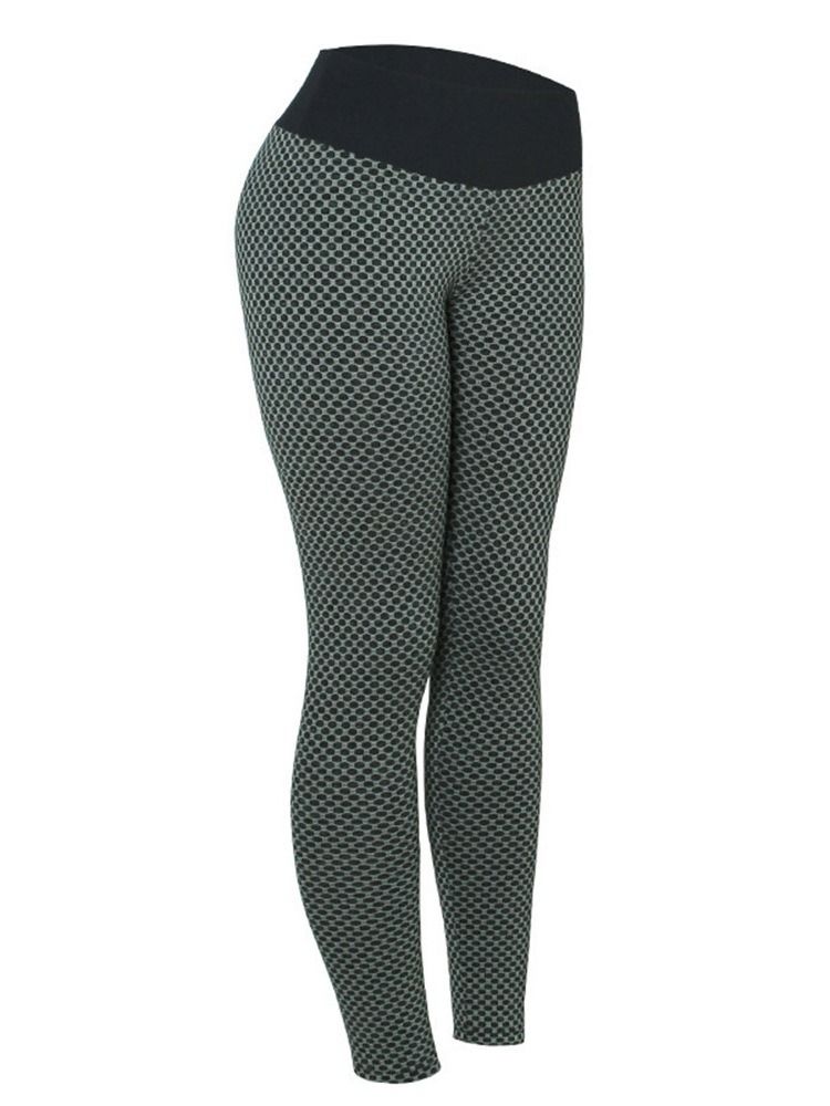 Anti-schweiß Karierte Lauf-yogahose Für Damen Mit Hoher Taille Tiktok-leggings