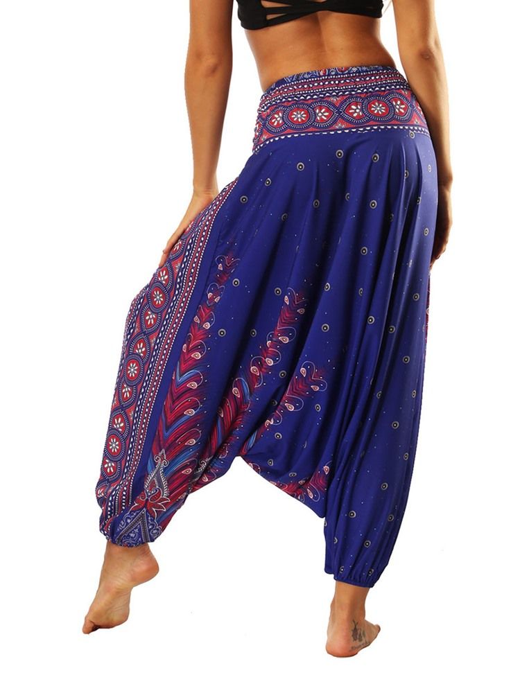 Bohemian Geometry Print Looseyoga Haremshose Für Damen