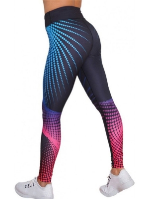 Damen 3d Fashion Print Atmungsaktive Lauf-yogahose Hohe Taille Tiktok Leggings