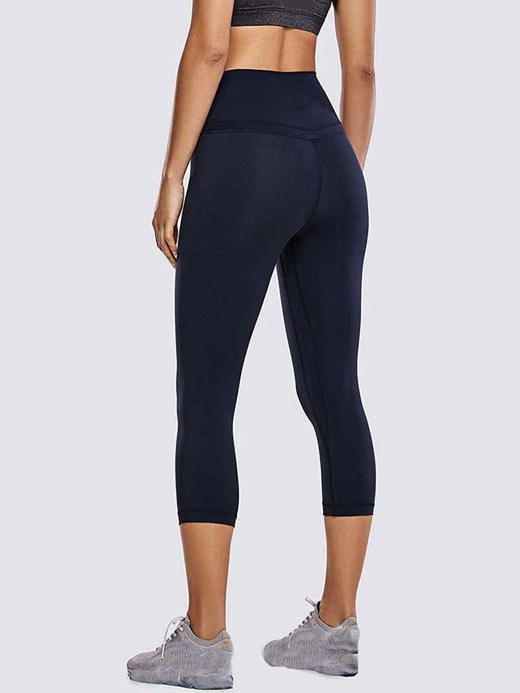 Damen Atmungsaktive Feste Patchwork-volleyballhosen Yogahose Tiktok-leggings Mit Hoher Taille Wa