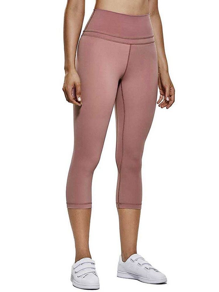 Damen Atmungsaktive Feste Patchwork-volleyballhosen Yogahose Tiktok-leggings Mit Hoher Taille Wa