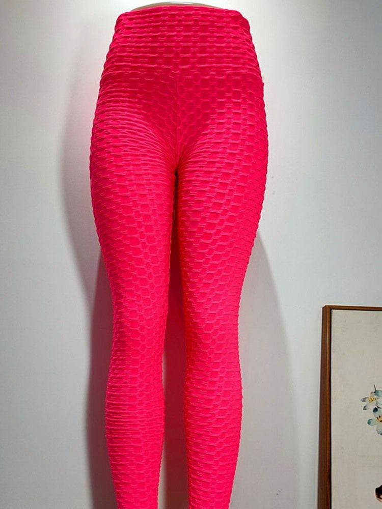 Damen Baumwollmischung Atmungsaktiv Knöchellang Hohe Taille Yogahose Tiktok Leggings