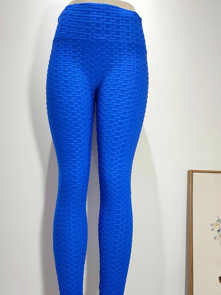 Damen Baumwollmischung Atmungsaktiv Knöchellang Hohe Taille Yogahose Tiktok Leggings