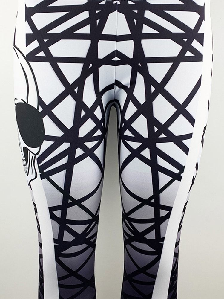 Damen-farbblockdruck In Voller Länge Gym Sport Yogahosen Tiktok Leggings Mit Hoher Taille Wa