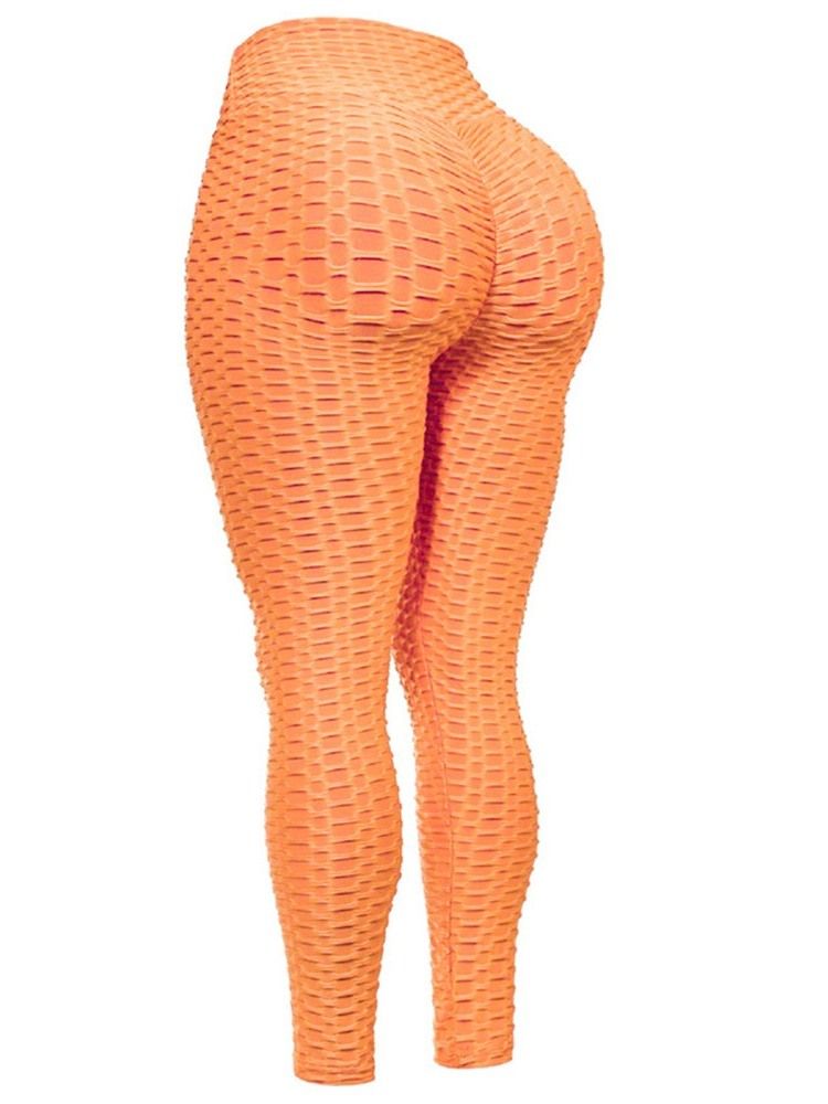 Damen Feste Anti-schweiß Knöchellange Yogahose Tiktok Leggings Mit Hoher Taille