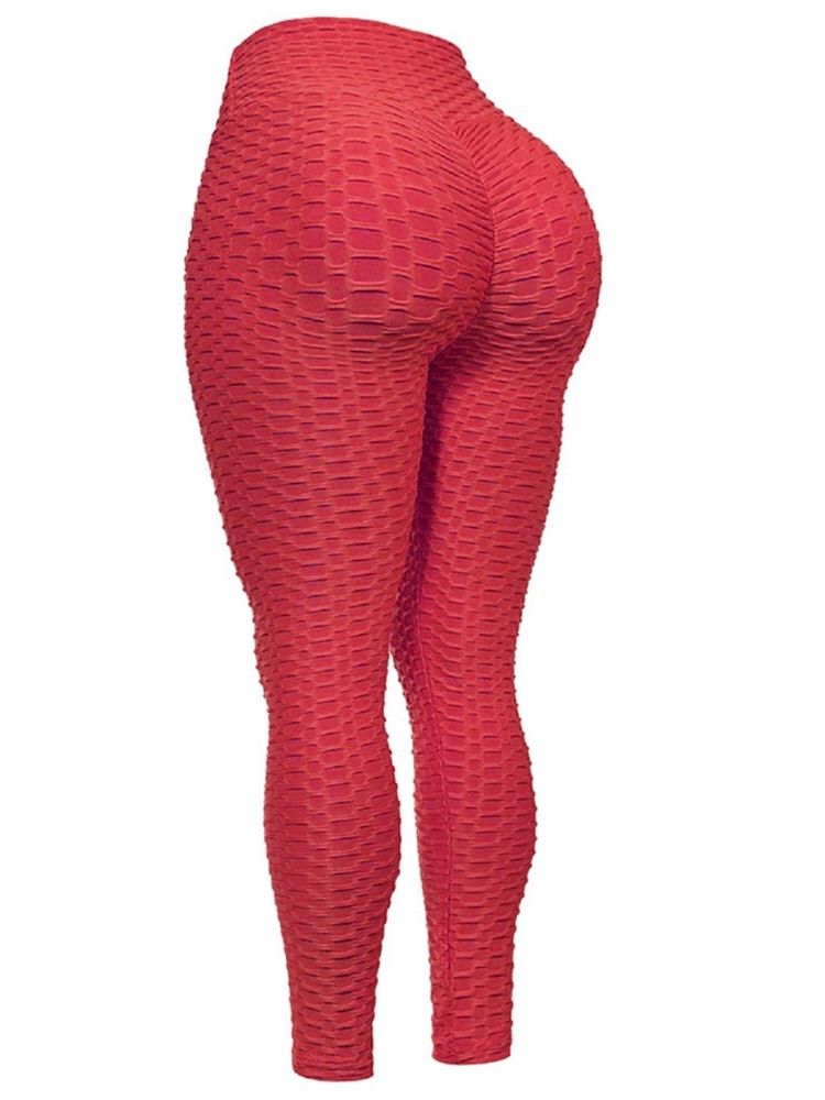 Damen Feste Anti-schweiß Knöchellange Yogahose Tiktok Leggings Mit Hoher Taille