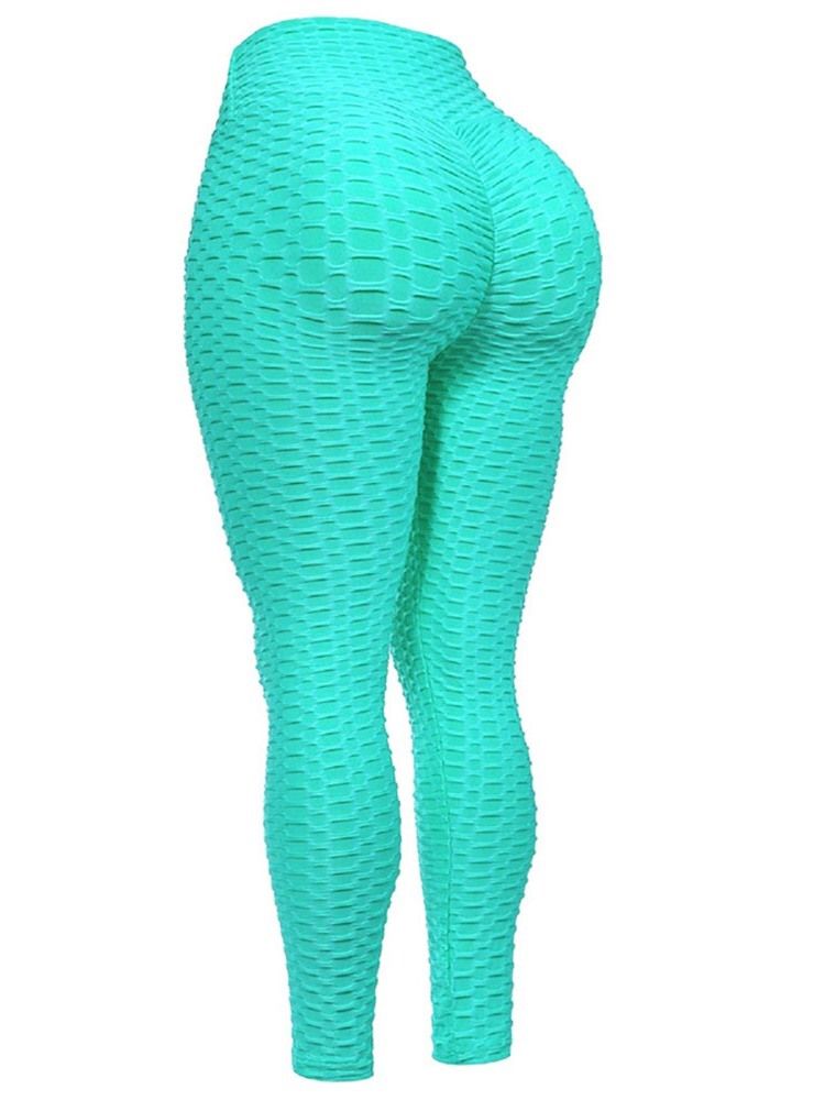 Damen Feste Anti-schweiß Knöchellange Yogahose Tiktok Leggings Mit Hoher Taille