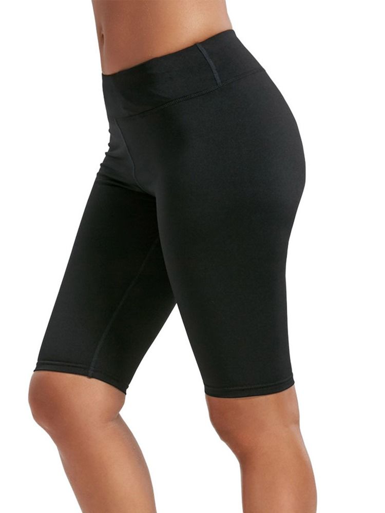 Damen Gym Sport Nahtlose Atmungsaktive Knielange Leggings Yogahose Hohe Taille Tiktok Leggings