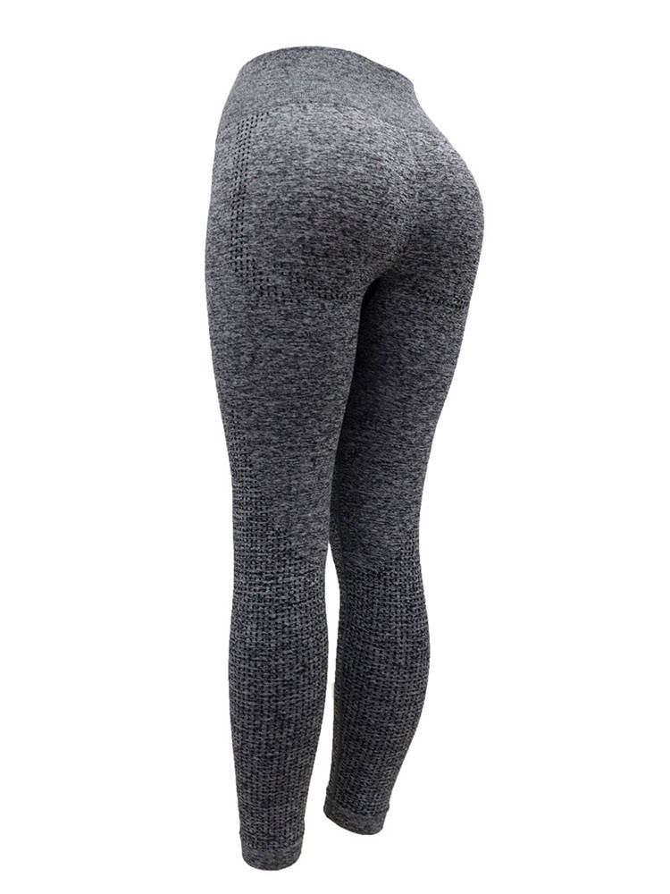 Damen Polyester Solide Nahtlose Gelenk Atmungsaktiv Weibliche Knöchellange Yogahose Hohe Taille Tiktok Leggings