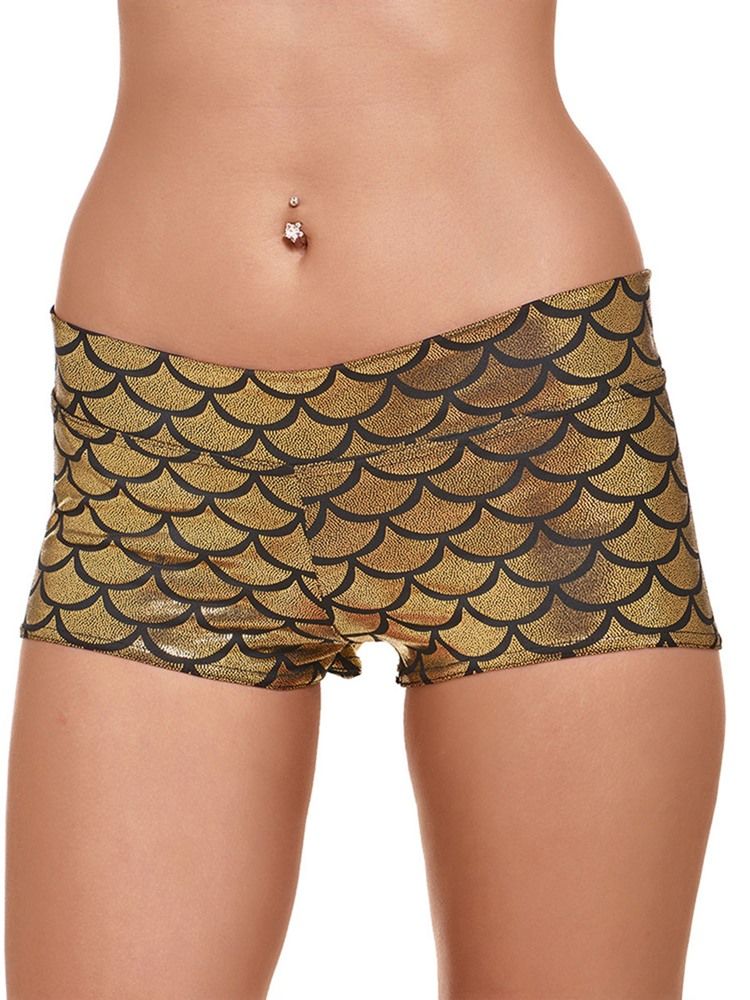 Damen-sommershorts Aus Polyester Mit Anti-schweiß-print