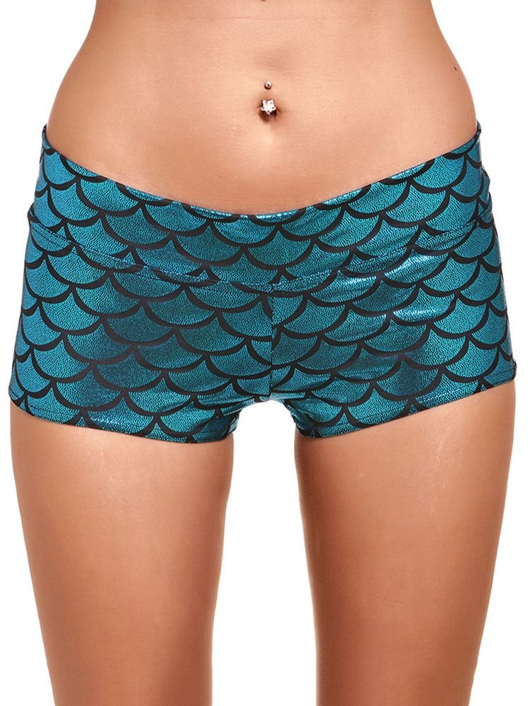 Damen-sommershorts Aus Polyester Mit Anti-schweiß-print