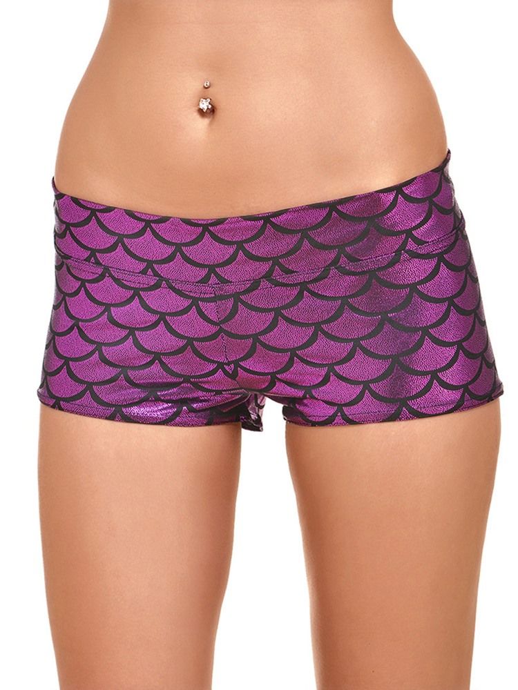 Damen-sommershorts Aus Polyester Mit Anti-schweiß-print