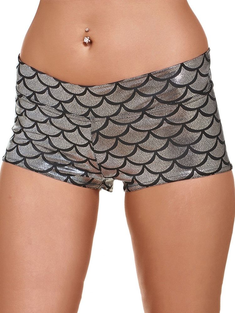 Damen-sommershorts Aus Polyester Mit Anti-schweiß-print