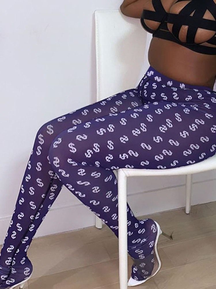 Frauen Print Anti-schweiß Yogahosen Hohe Taille Tiktok Leggings