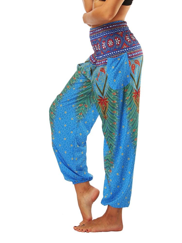 Geometrische Street Dance Yogahose Mit Boho-print Für Damen