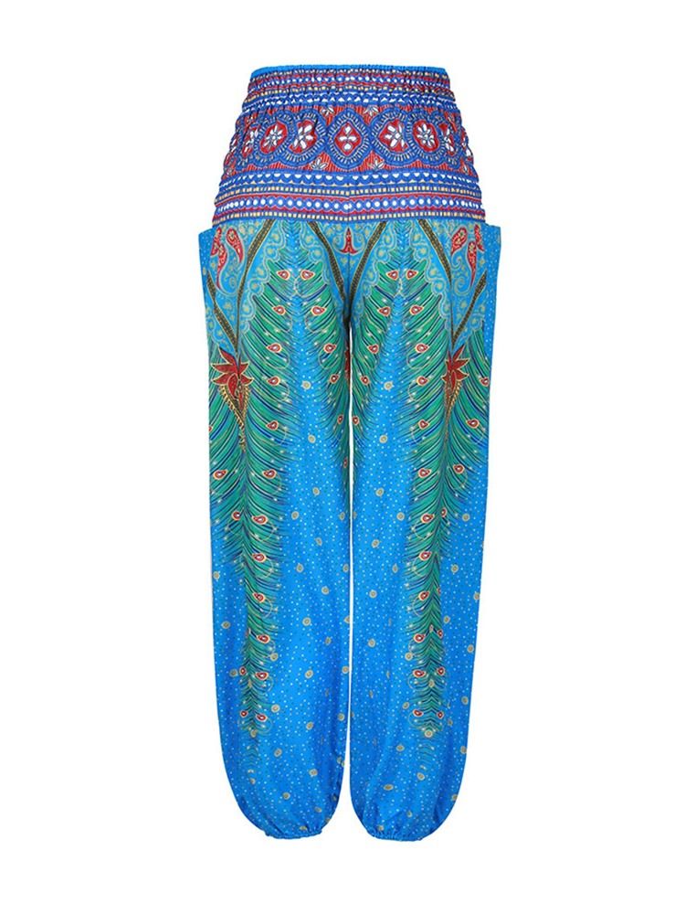 Geometrische Street Dance Yogahose Mit Boho-print Für Damen