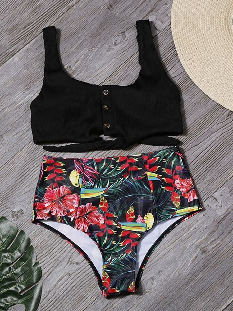 Bikini Set Sexy Floral Damen Bademode