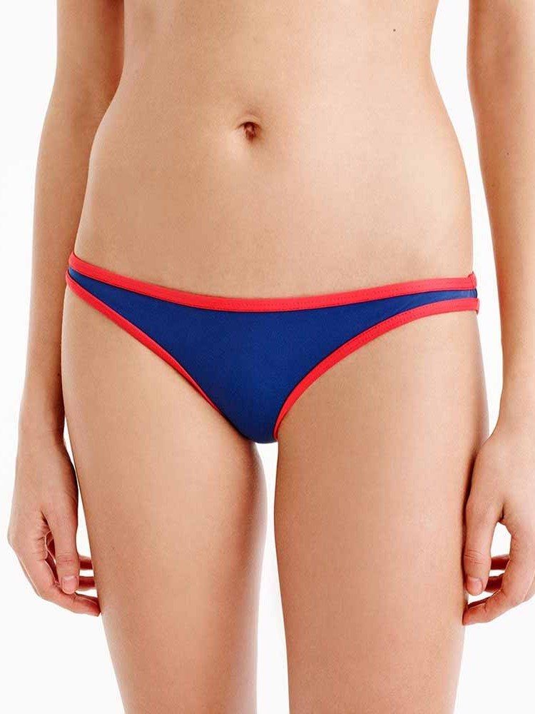 Damen Bikini Set Color Block Süße Bademode Cute