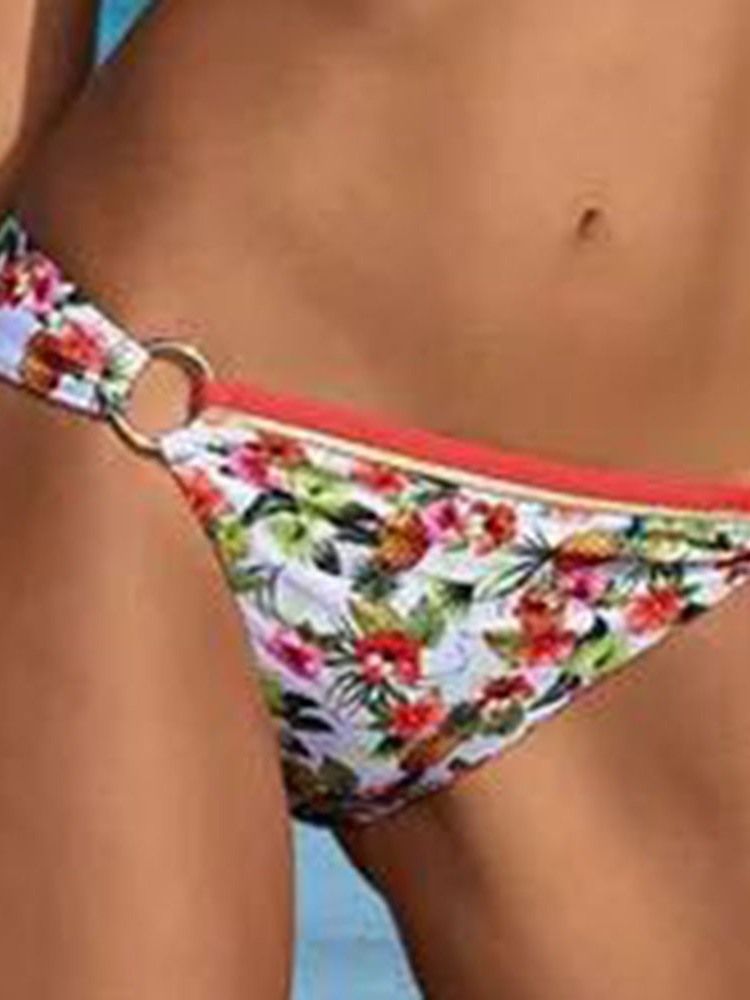 Damen-bikini-set Mit Sexy Blumenmuster