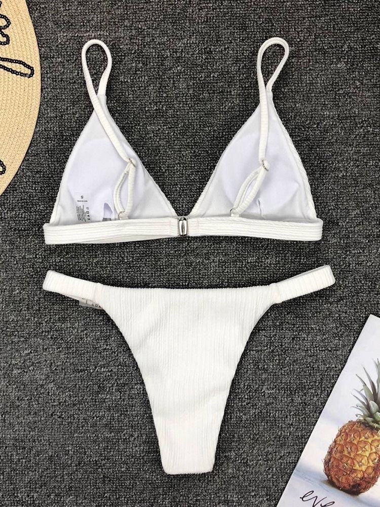 Damen Patchwork Bikini Set Sexy Bademode