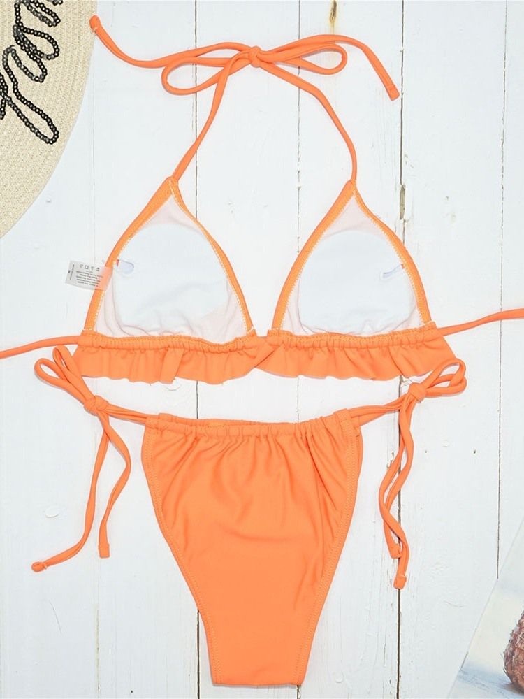 Damen-schnür-sexy-bikini-set Bademode