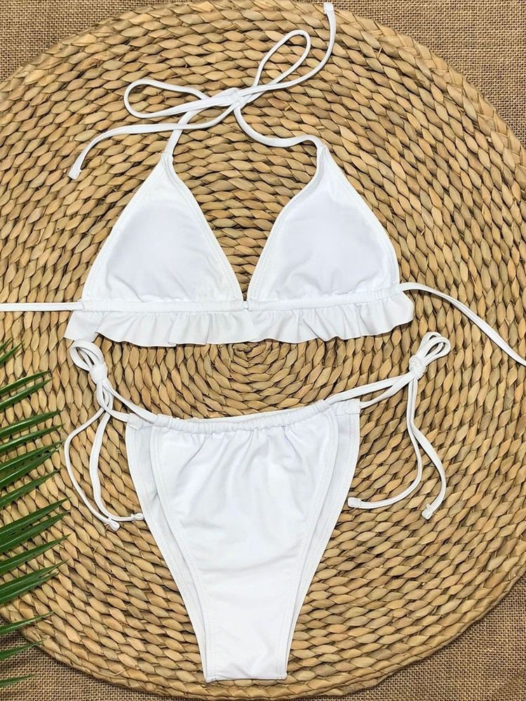 Damen-schnür-sexy-bikini-set Bademode