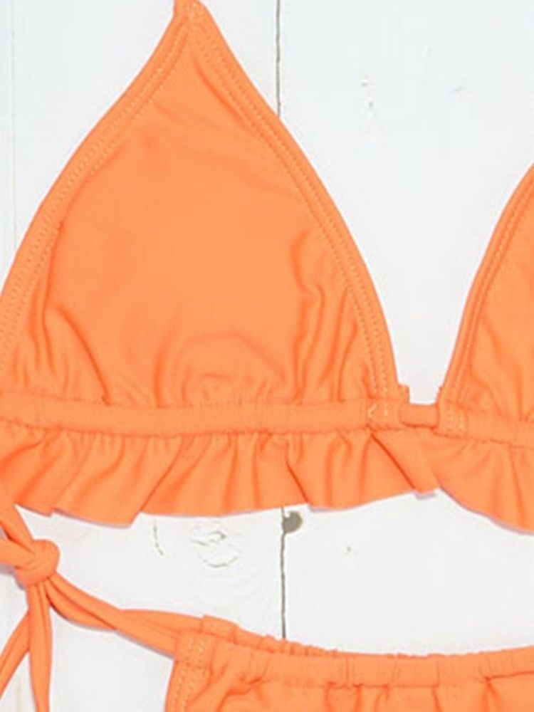 Damen-schnür-sexy-bikini-set Bademode