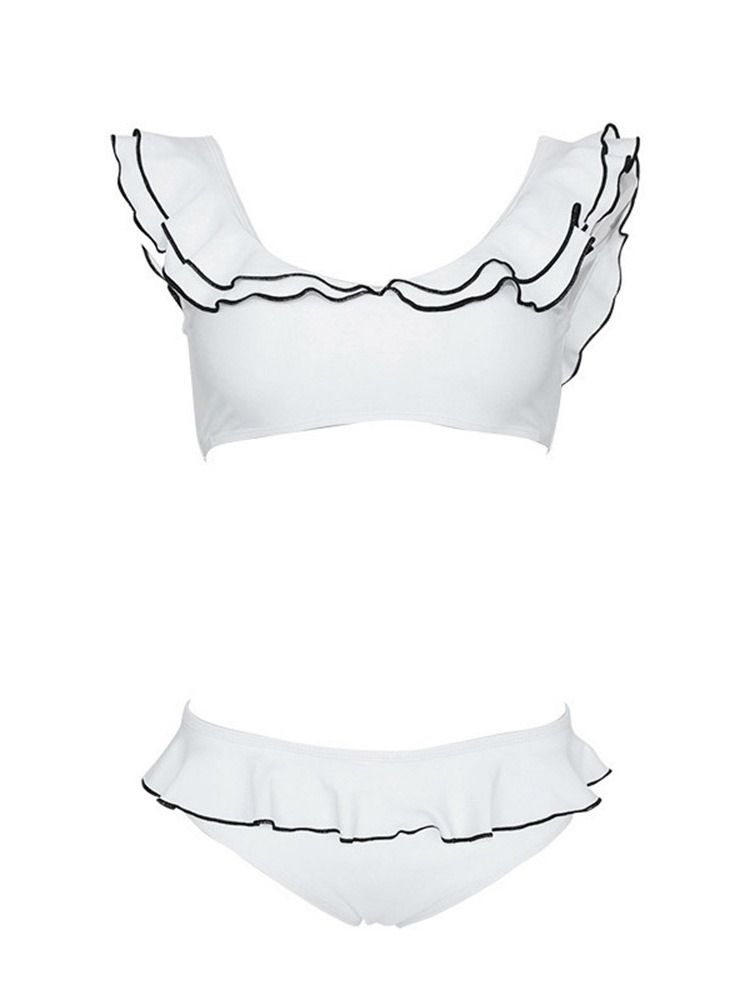 Damen Tankini-set Falbala Bademode